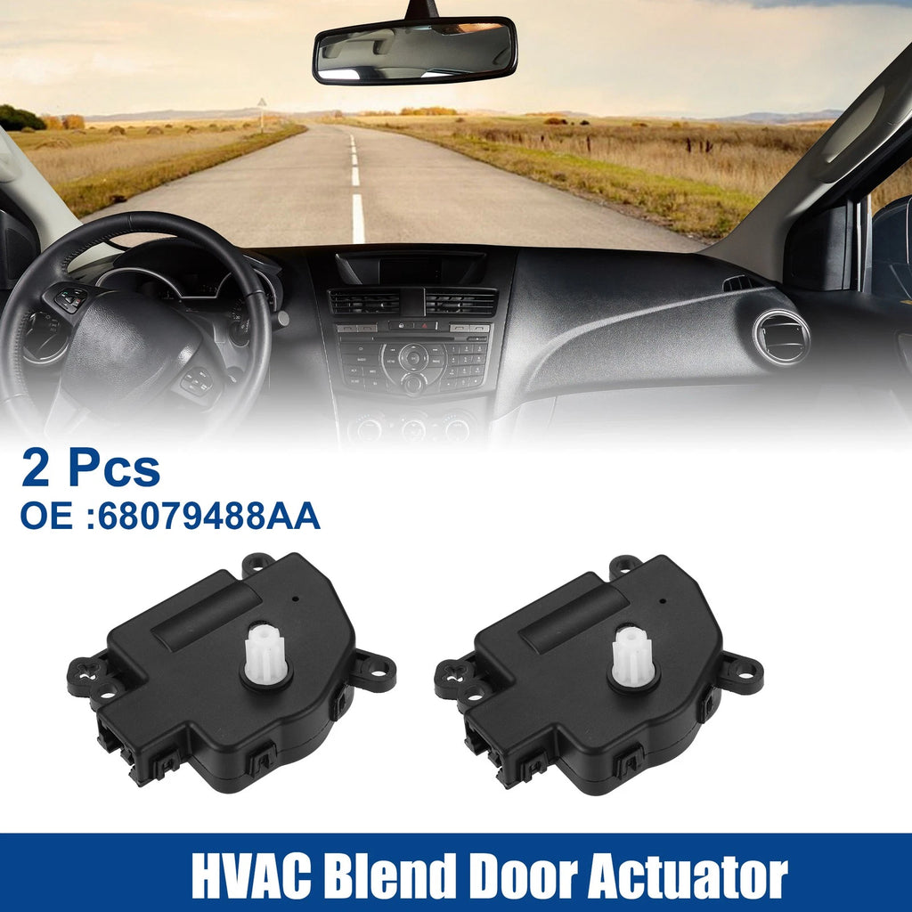 2PCS HVAC Blend Door Actuator Replacement for Dodge Durango (2011–2013)