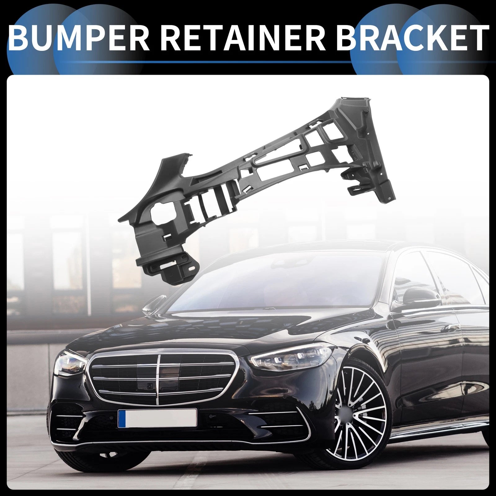 Left Front Bumper Retainer Bracket Replacement for Mercedes-Benz C300 (2015–2021)