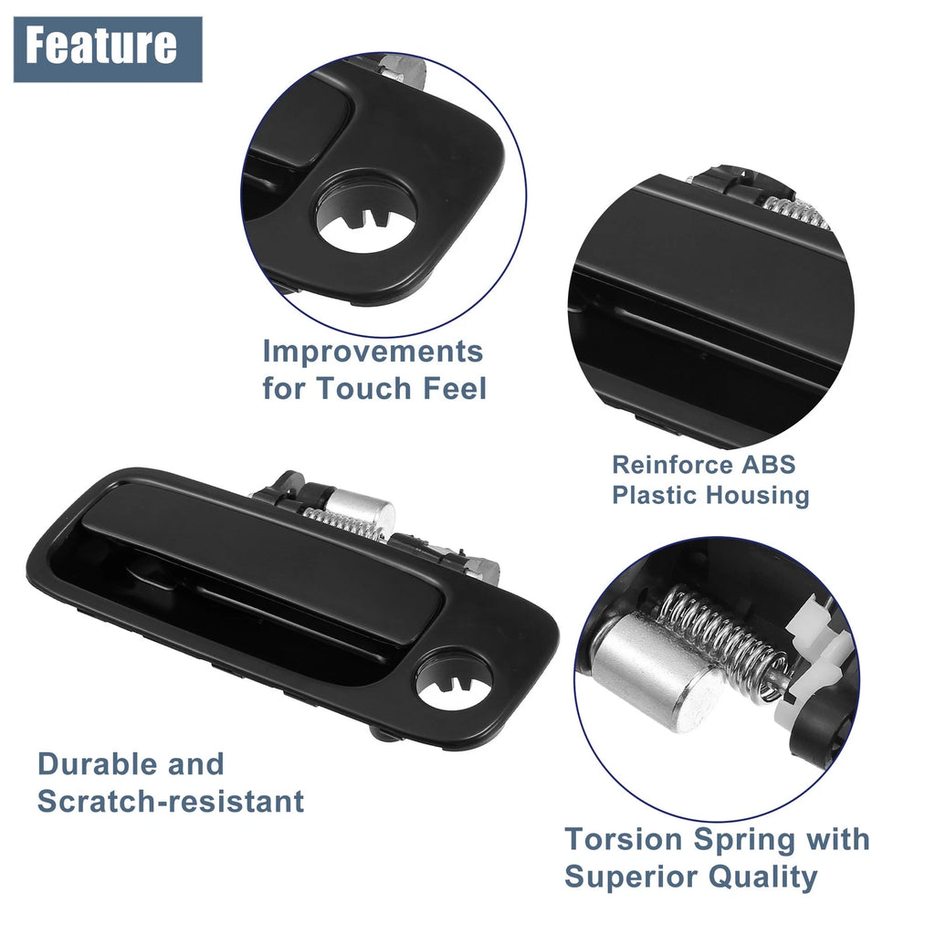 Front Left Driver Side Exterior Door Handle Replacement for Toyota Camry (2012–2017)
