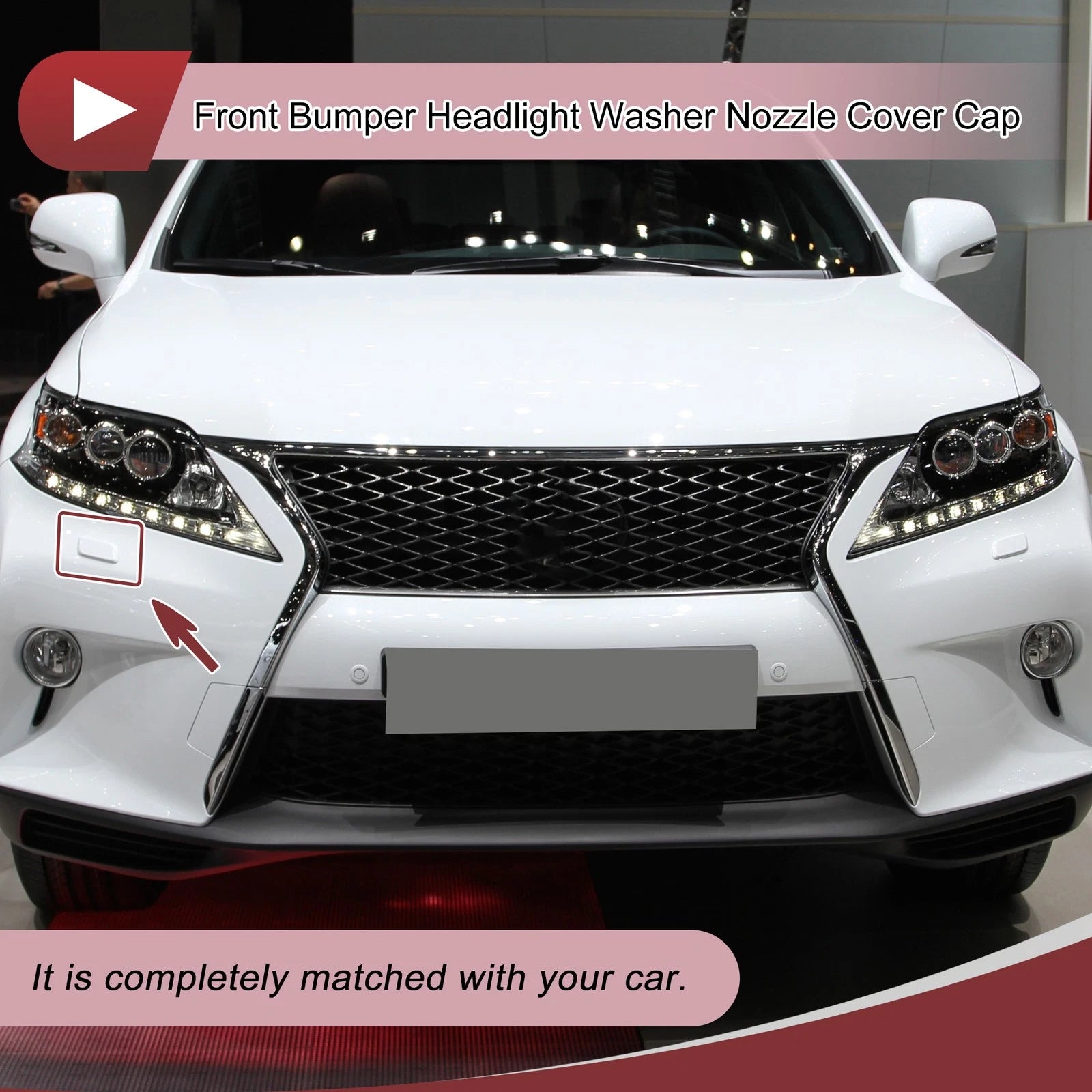 Front Right Washer Nozzle Cover Cap for Lexus RX270 RX350 RX450h (2012–2013)