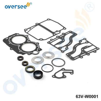 Lower Unit Gasket Kit for Yamaha 9.9HP 15HP Outboard (63V-W0001-01-0)