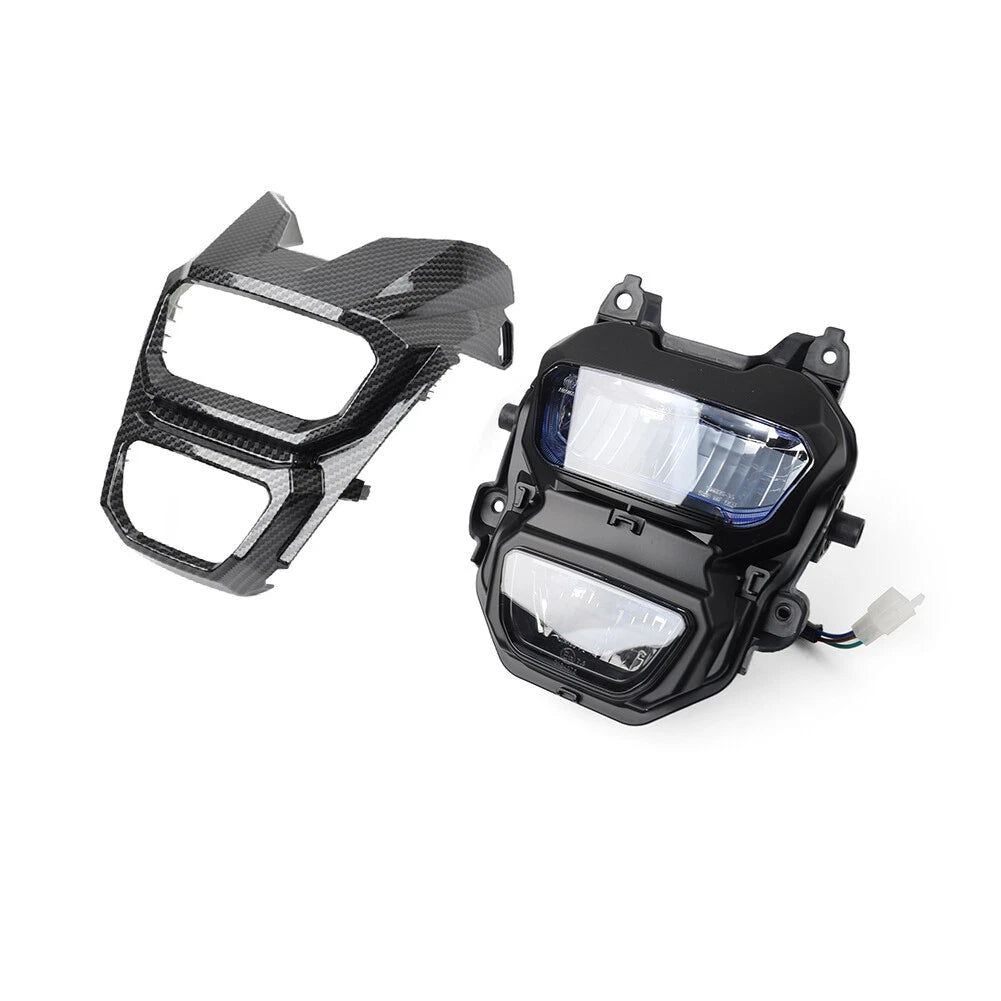 LED Headlight Front Light Lamp & Cover For Honda Grom MSX 125 MSX125 2016-2018