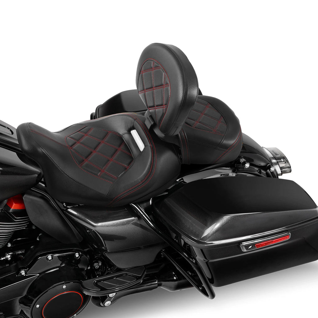 Driver Passenger Seat Backrest for Harley Road King (2009–2023)