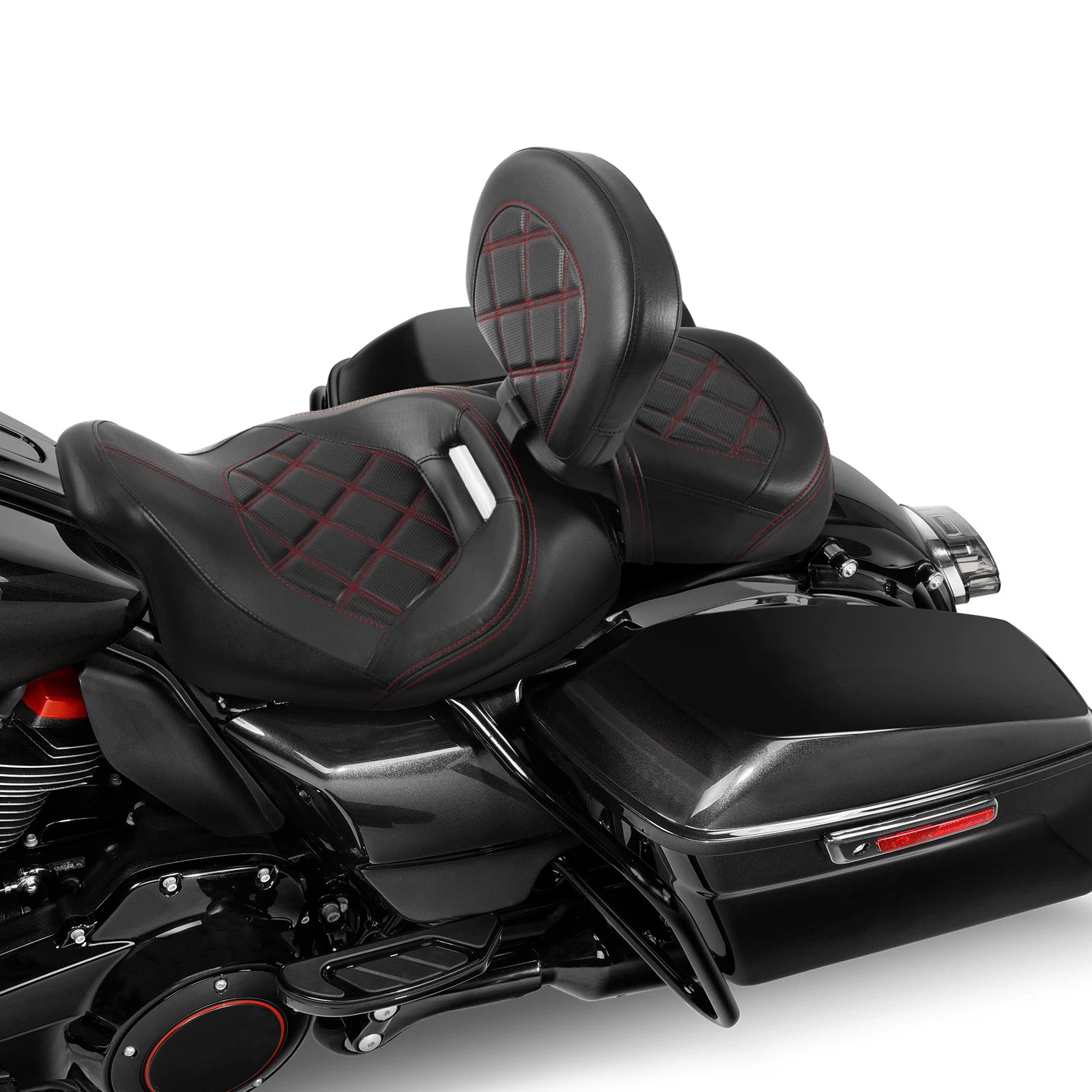 Driver Passenger Seat Backrest for Harley Road King (2009–2023)