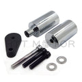 Aluminum Frame Slider Protector for Yamaha YZF R6/R6S (2003–2009) Chrome