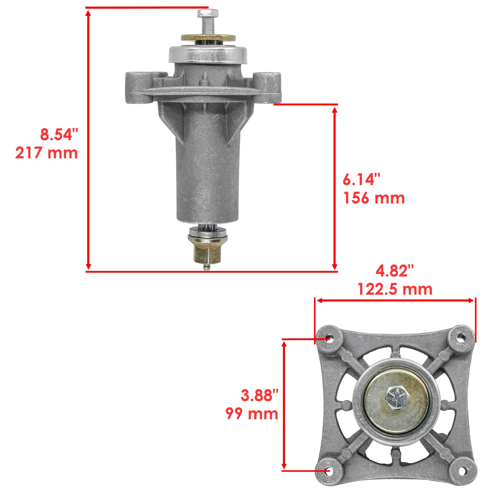 Deck Spindle Assembly Replacement 54 Inch for Ariens 936096 936097 (2000–2010)