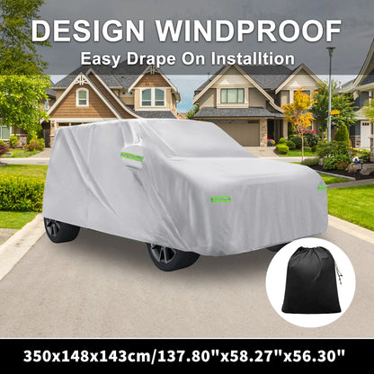 Waterproof Car Cover with Hook for Daihatsu Cast (350x148x143cm)