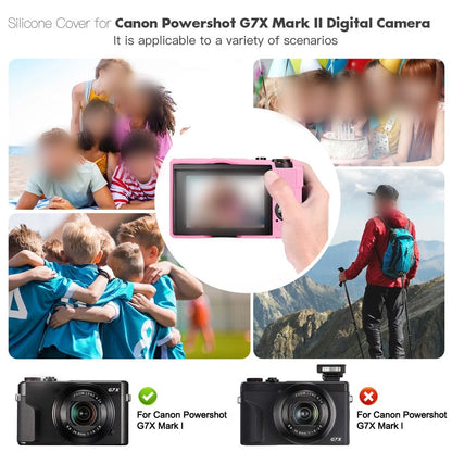 Soft Silicone Case for Canon G7X Mark II (2016–2017)