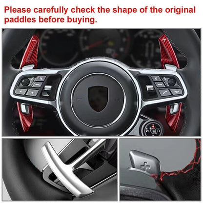 Steering Wheel Shift Paddle Add-On for Porsche Macan Cayenne 718 (2014–2023) Carbon Fiber