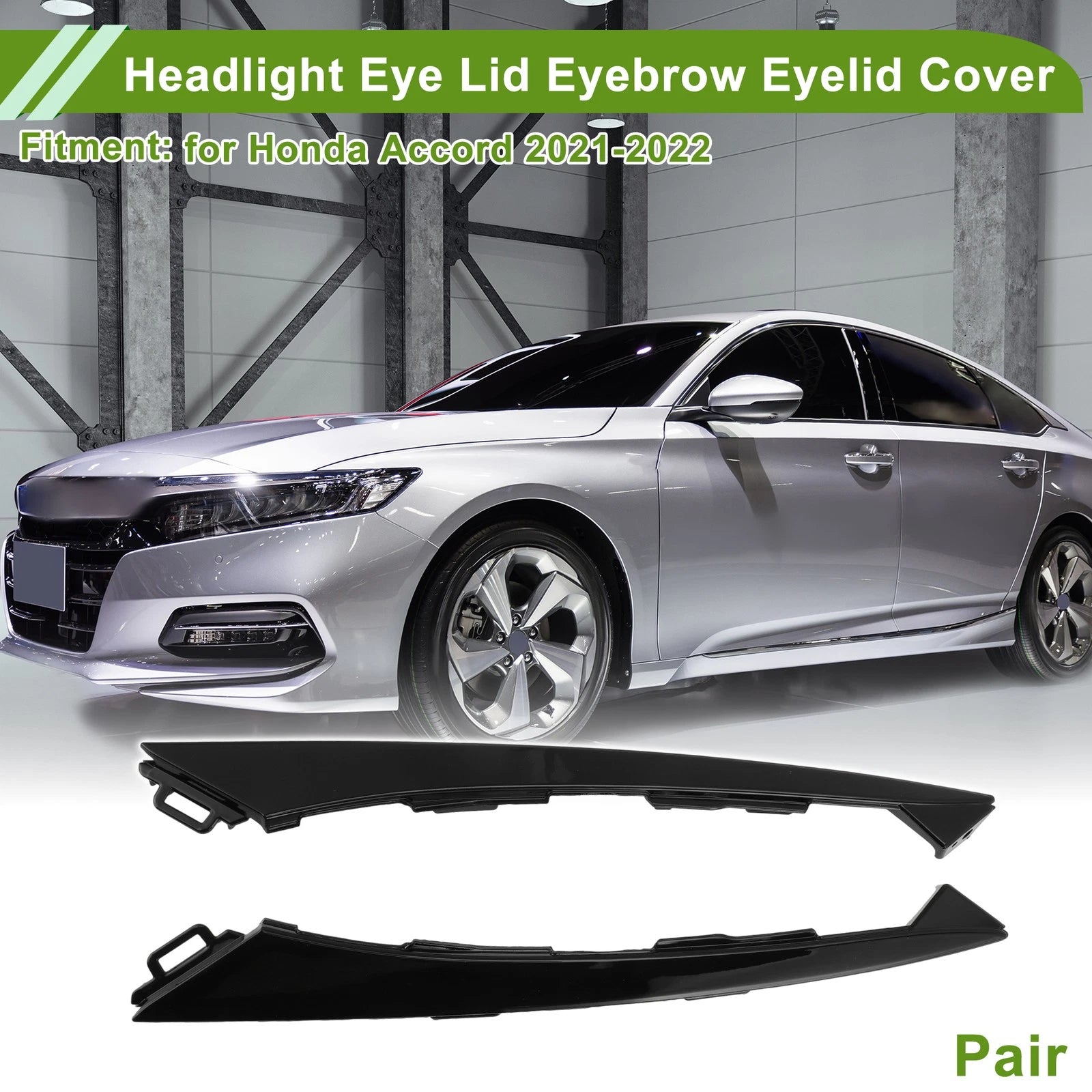Headlight Eyebrow Trim Front Left for Honda Accord (2013–2017)