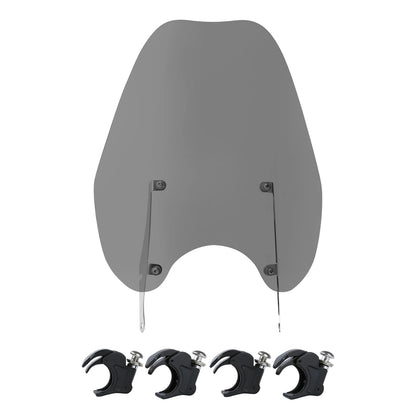 Windshield Windscreen & 41mm Quick-Release Clamps for Harley Dyna Softail