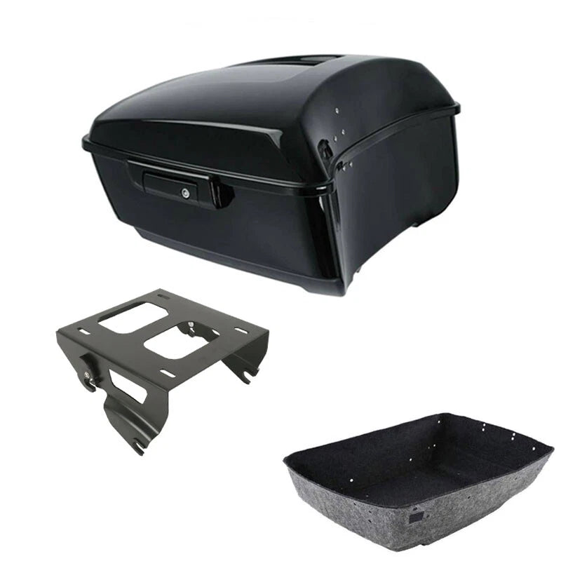 King Trunk Solo Mounting Rack for Harley Touring Street Road Glide (2014–2026)