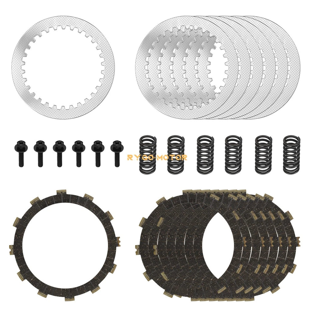 Clutch Friction Steel Plates & Springs Bolts Kit for Yamaha YZ250 (2002–2024)