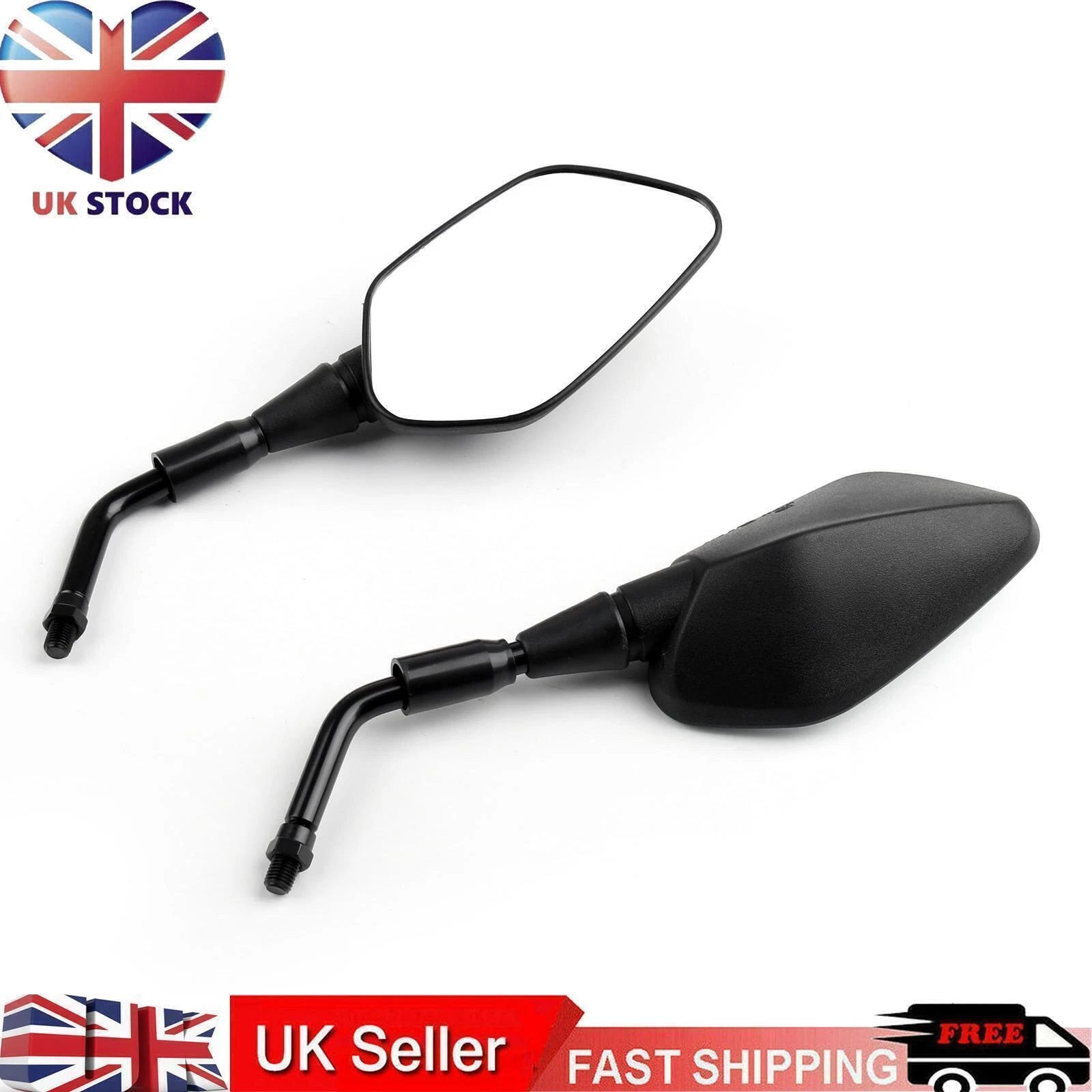 10mm Pair Rearview Mirrors for Honda NC700/NC750/CB1000R/CRF1000L (2012–2016)