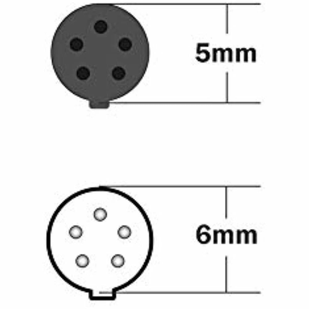 6m Rear View Camera Extension Cable for Car (Thermoplastic Coating)