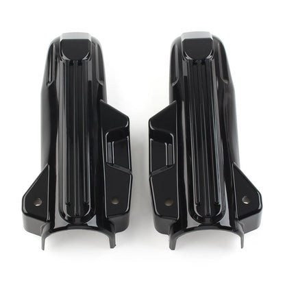 Lower Fork Covers for Harley FLHR Electra Glide Road King (2014–2021) Pair Black