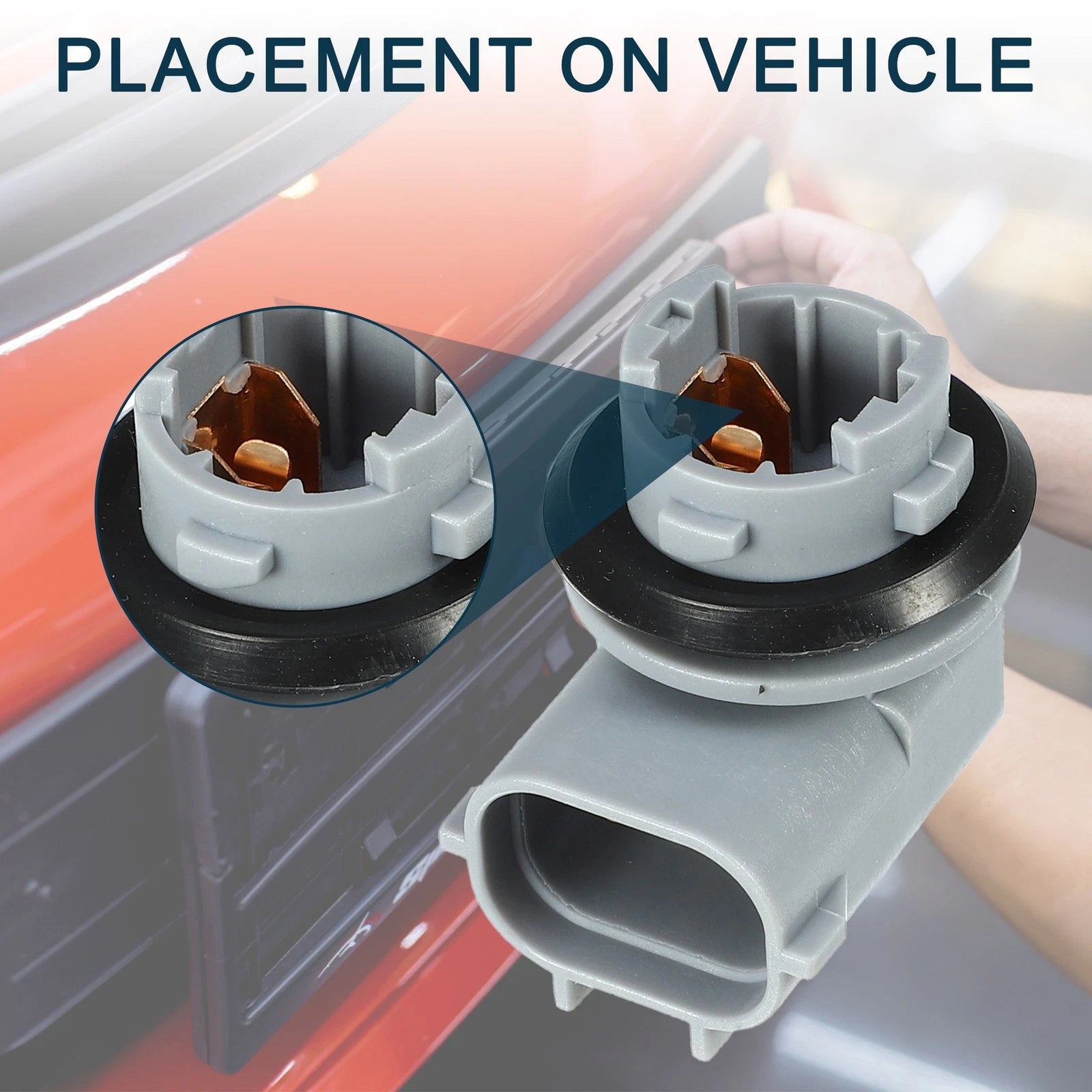 License Plate Light Socket for Toyota Tacoma (1995–2004) 2 Pin