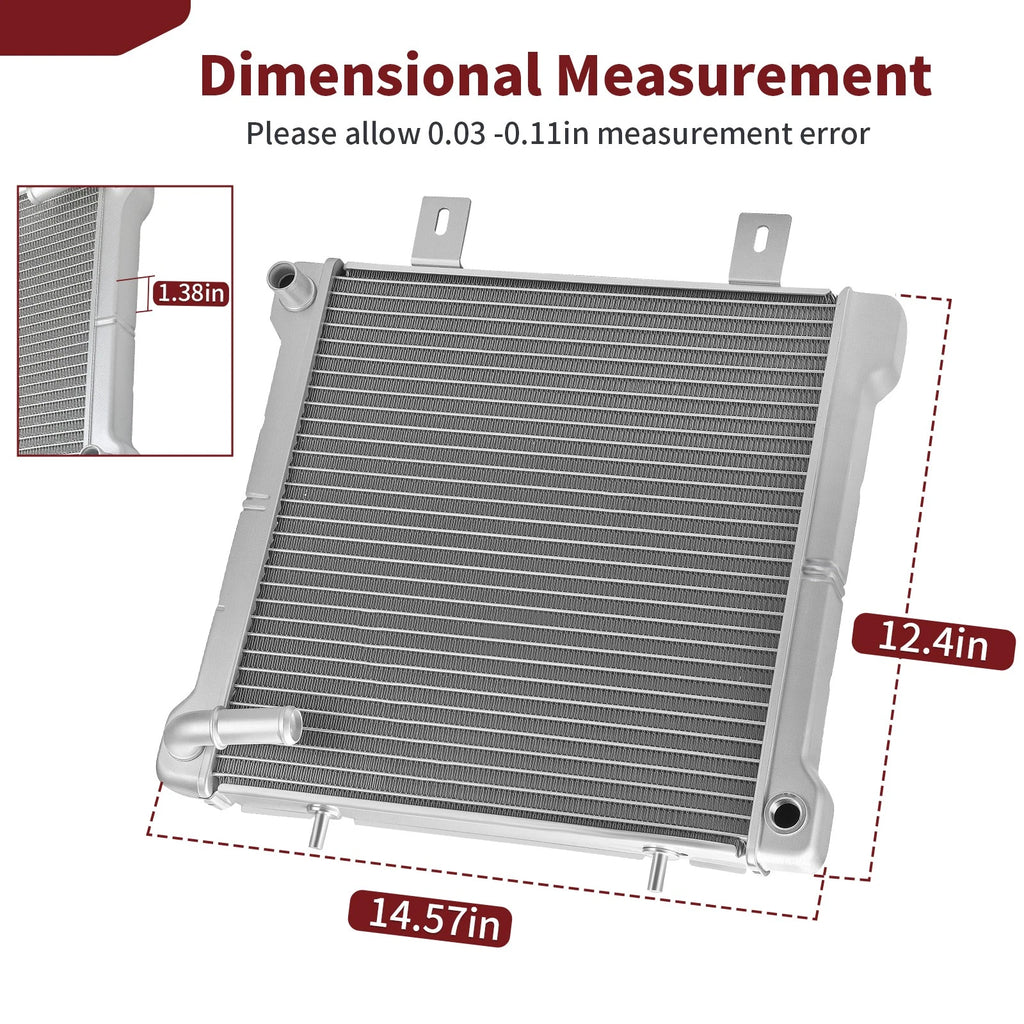 Radiator 1240045 for Polaris Magnum 500 2x4/RMK 2002, 4x4 2000-2003