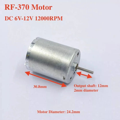RF370CA Small Motor for DIY Projects and Toy Builds