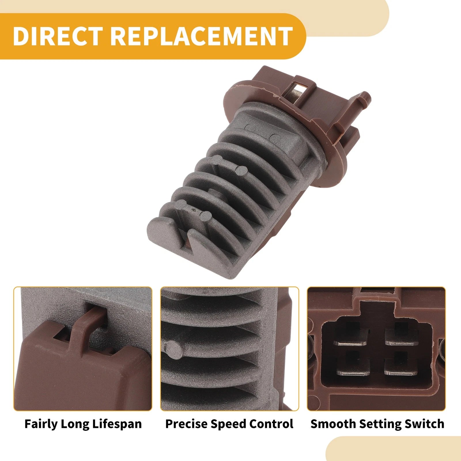 HVAC Blower Motor Resistor Replacement for Honda Pilot (2003–2008)