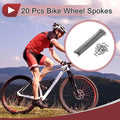 Bicycle Spokes 119mm 304 Stainless Steel Replacement for 20-Set Wheel (2000–2000)