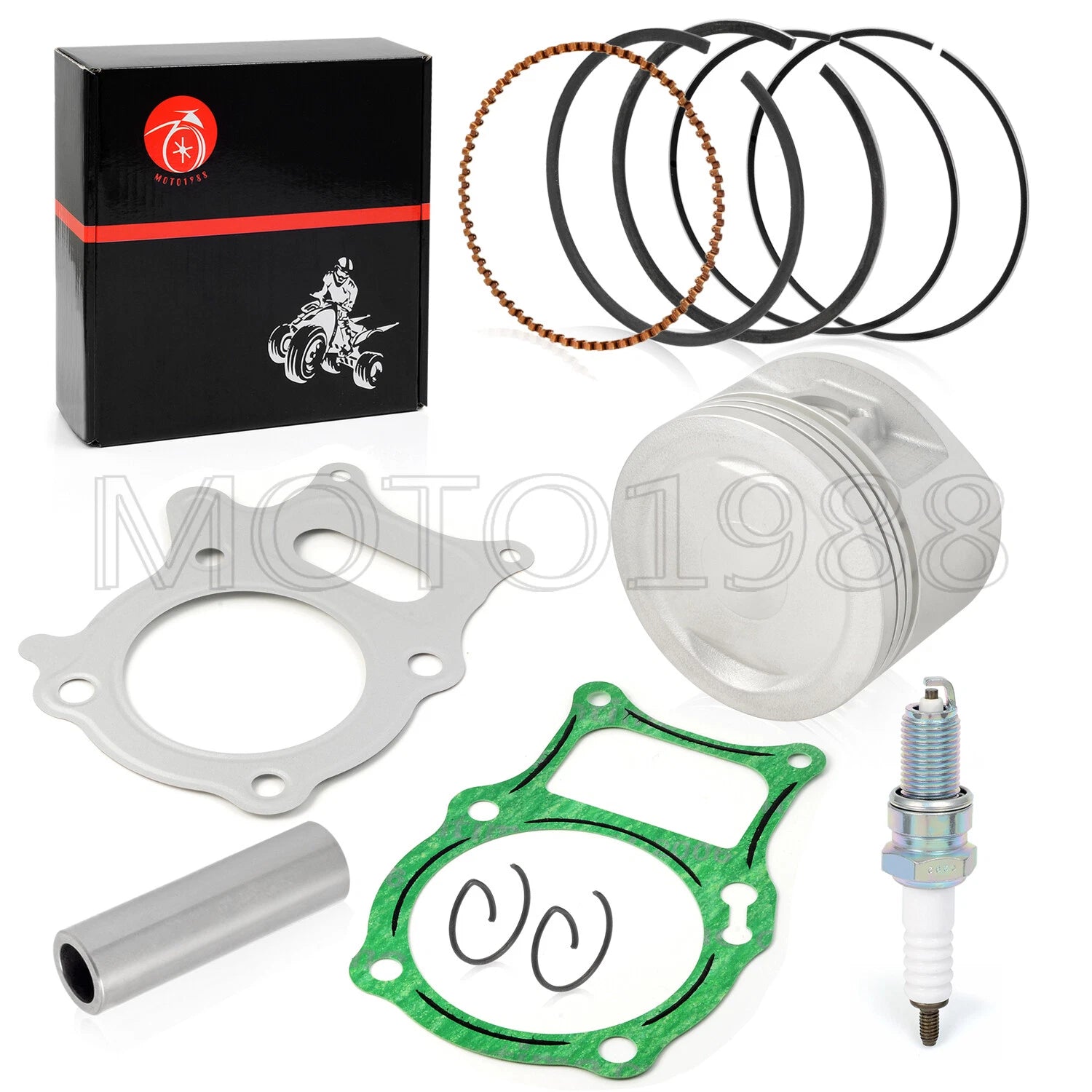 Oversize Piston Kit Ring Gasket for Honda Recon 250 TRX250TE/TM (2002–2023)