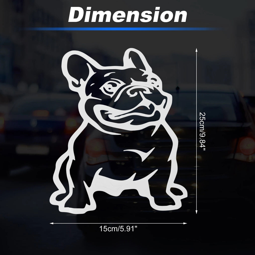 Reflective Bumper Decal for - Bulldog Front View