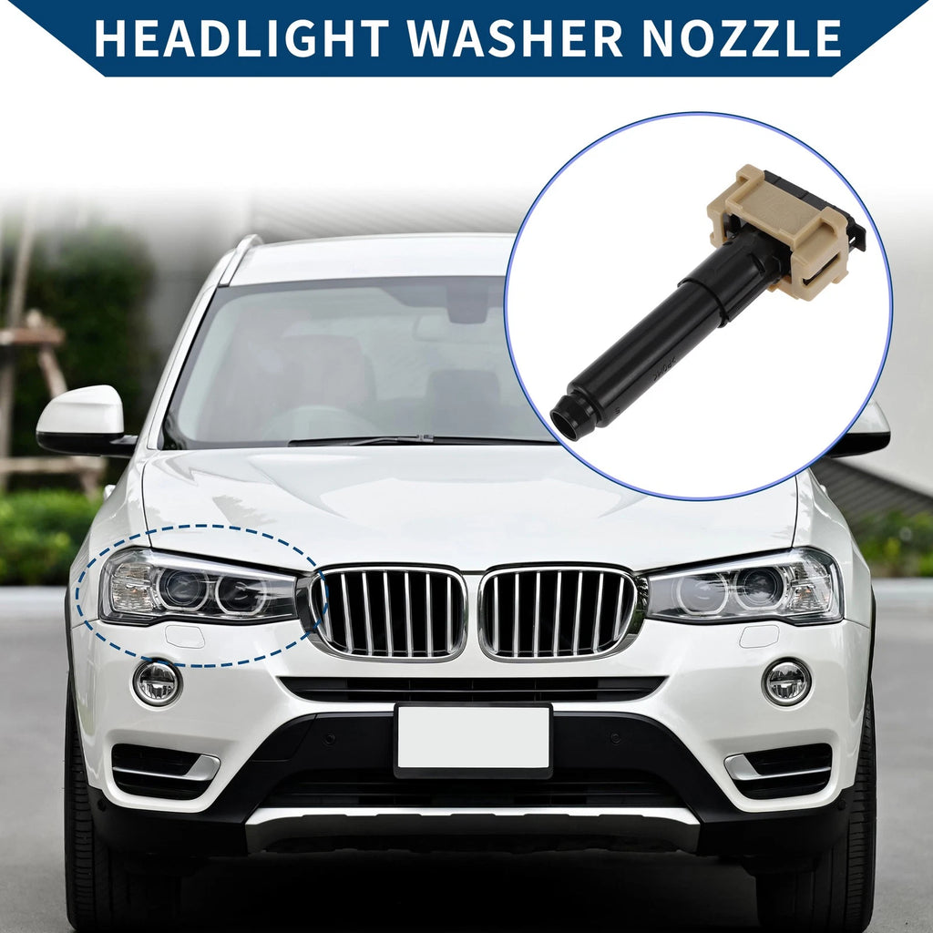 Front Passenger Headlight Washer Nozzle Replacement for Toyota Land Cruiser (2008–2021)
