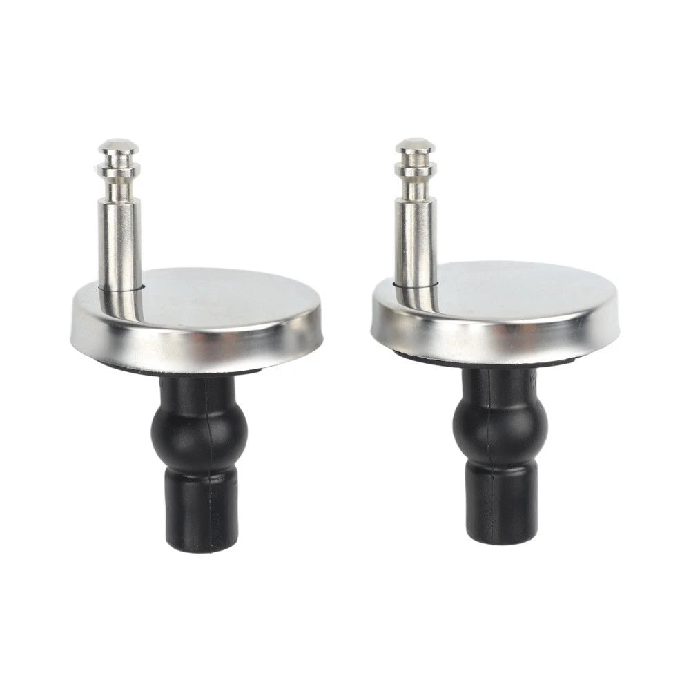 2X Toilet Seat Hinges for Quick Fitting