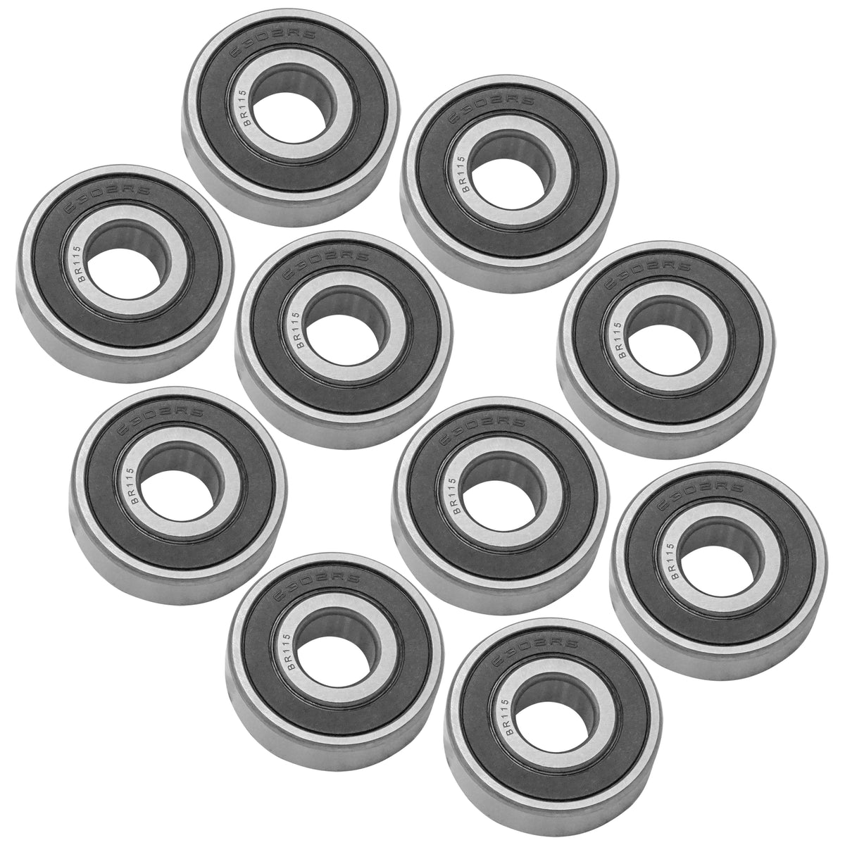 Caltric Ball Bearings Rubber Sealed Dual Sided for 16x42x13 (6302) (2000–2000)