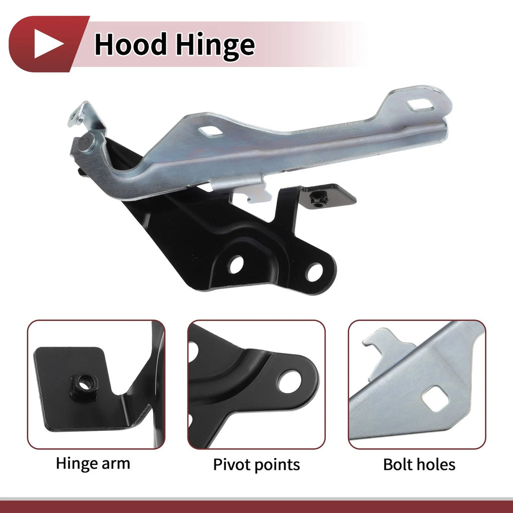 Hood Hinge for Ford Mustang (2015–2017) Left Side 1 pcs