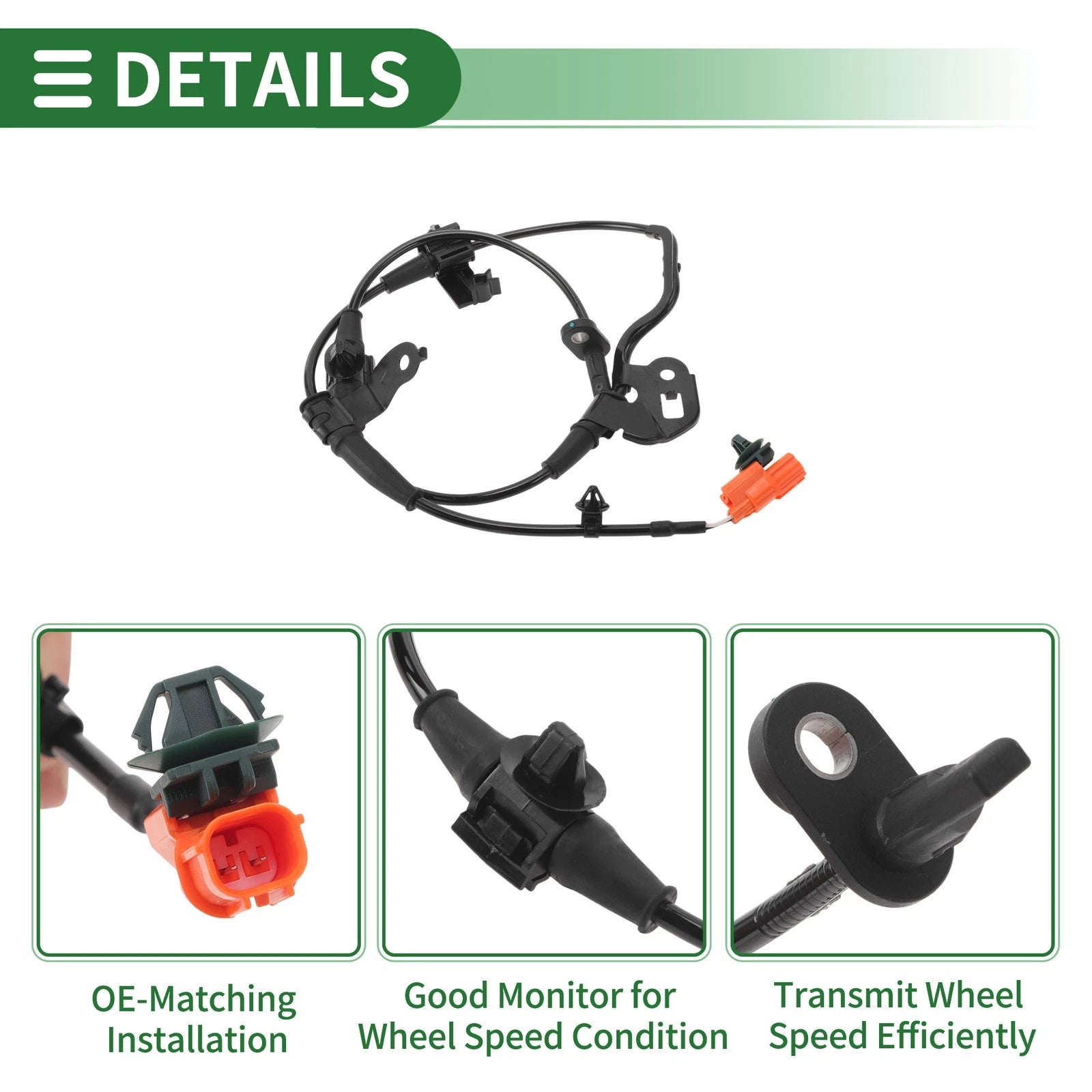 ABS Wheel Speed Sensor No. 57475SJCA01 for Honda Ridgeline (2006–2014)