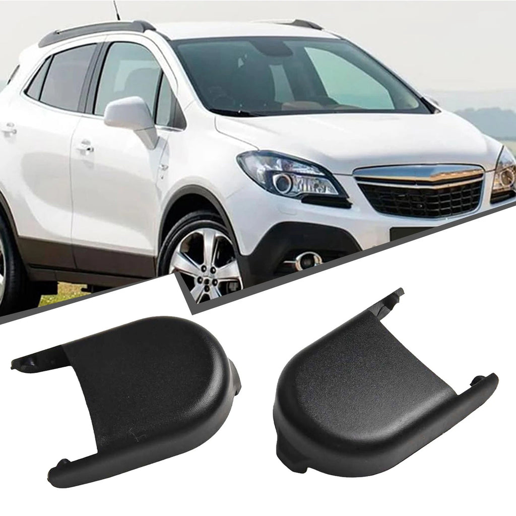 Cap Set for Opel Mokka (2012–2023) Windshield Wipers - Black