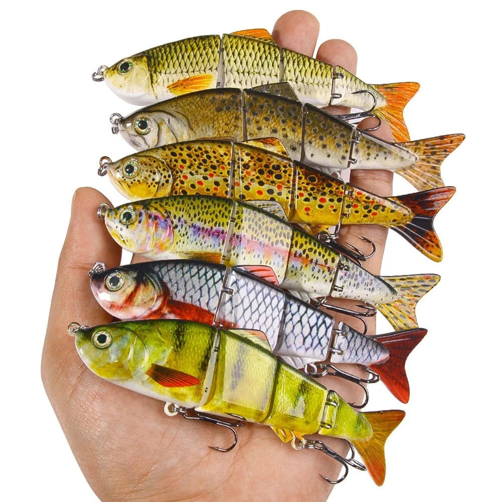Plastic Multi-Section Swimbait 12cm 16.8g for Shore and Boat Use