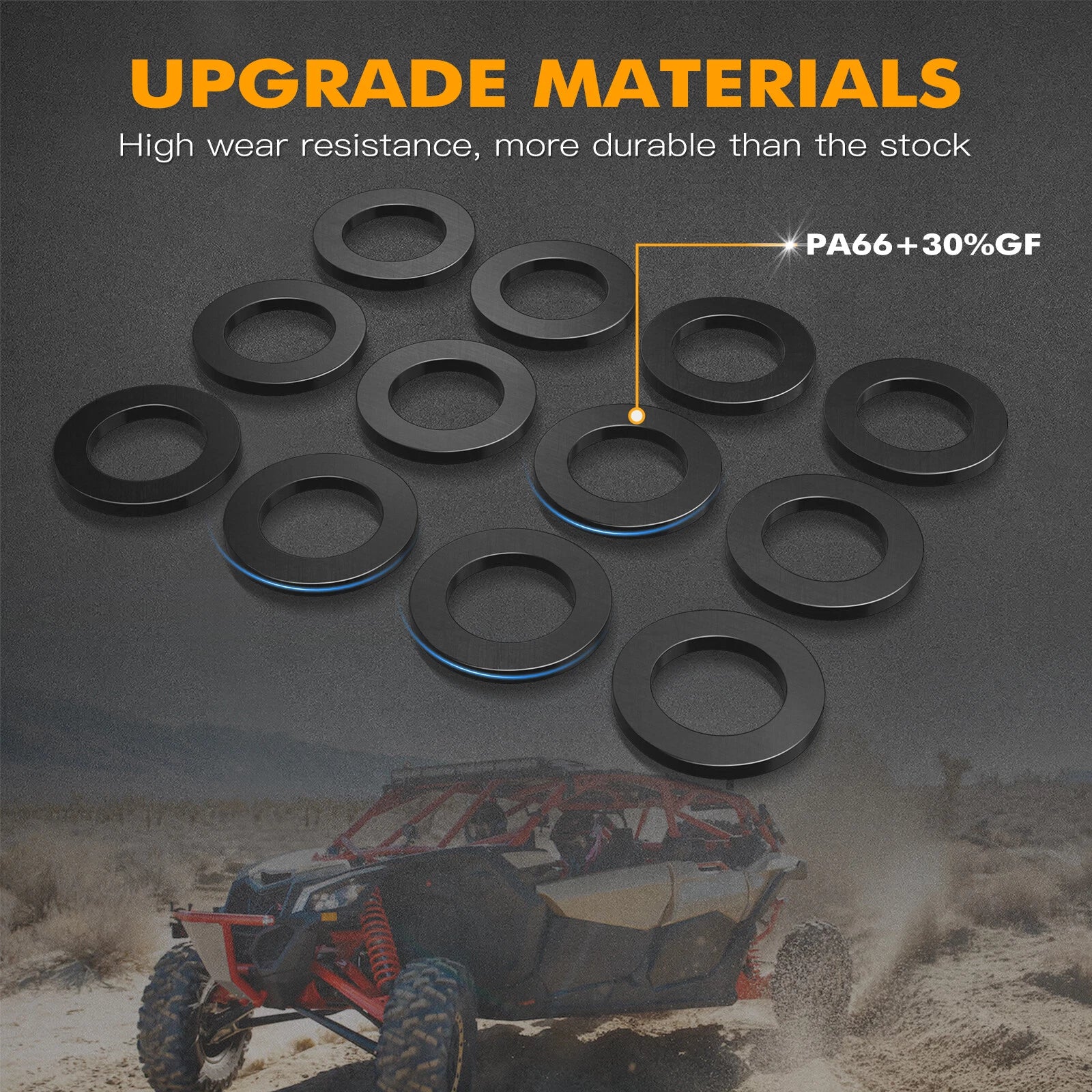12PCS Thrust Washer Clutch Gaskets for Can-Am Maverick X3 (2017–2021)