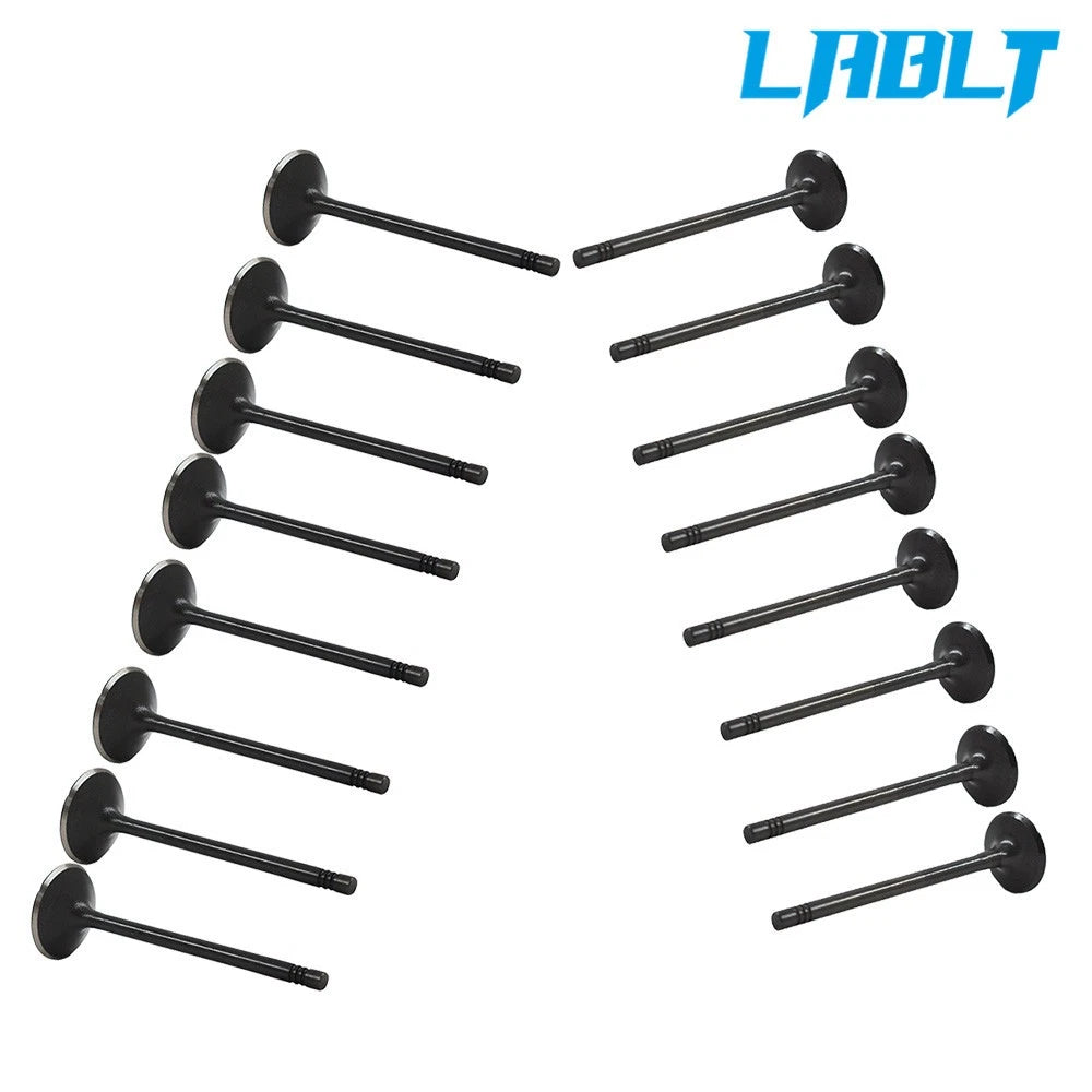 16pcs Intake Exhaust Engine Valves for GM ECOTEC 2.0 2.2 2.4 (2000–2010)