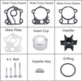 Water Pump Impeller Repair Kit for Yamaha Outboards 70 85 90HP (N/A) 692-W0078-02