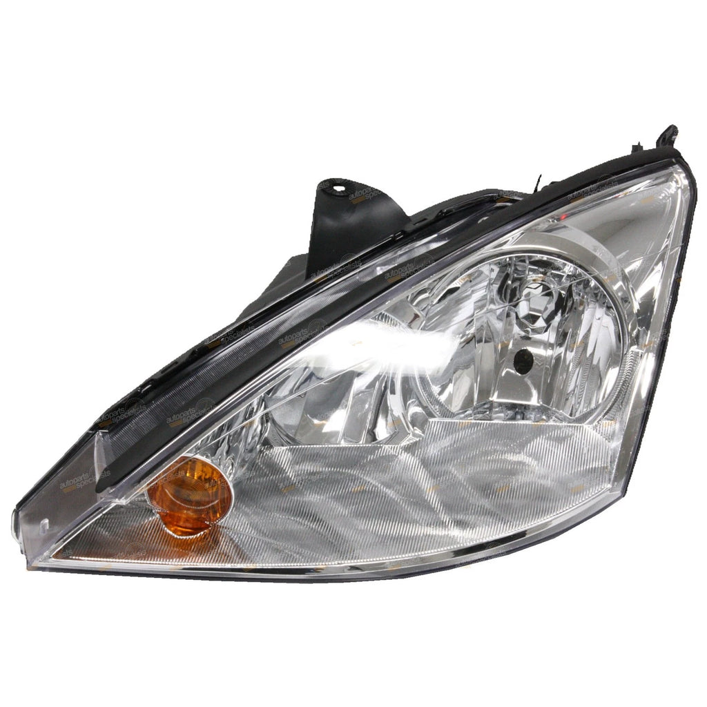 LH Chrome Headlight for Ford Focus (2002–2005) LHS Left Passenger