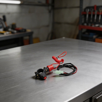 Push Button Kill Switch Lanyard Normally Open 2-Wire for Automotive