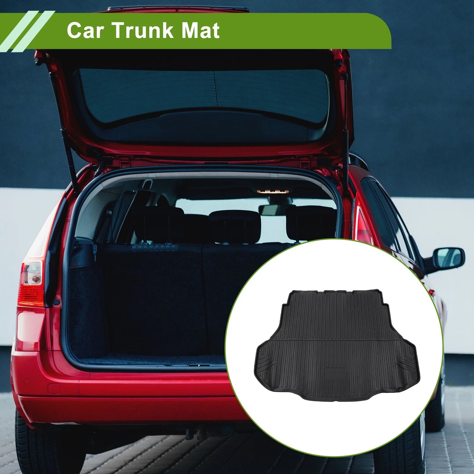 Rear Trunk Mat Replacement for Hyundai Elantra 2021-2024 TPE Cargo Liner