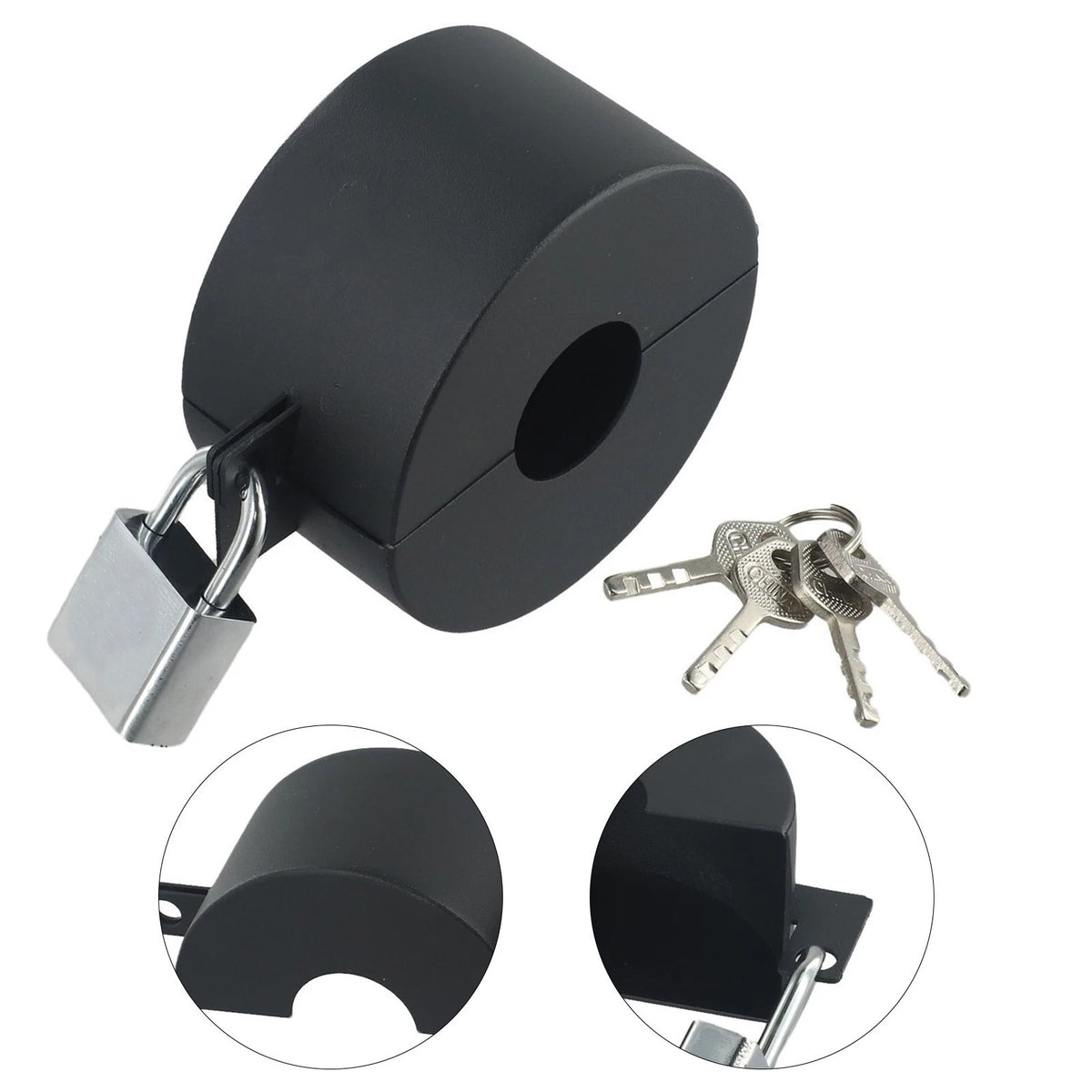 Stainless Steel Door Handle Lock and Knob Lock Out Device for Increased Safety