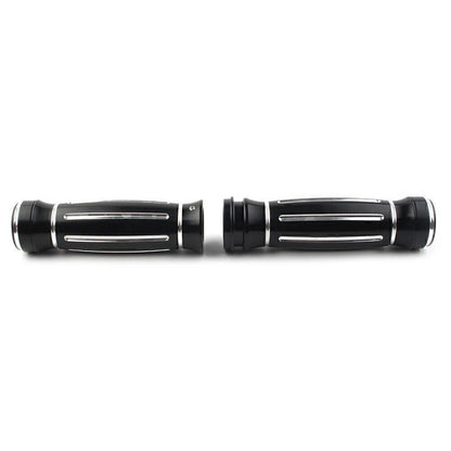 1" CNC Electronic Throttle Hand Grips Handlebar Fit Harley Street Glide FLHX