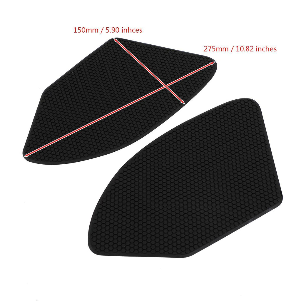 2X Side Tank Traction Grip Pads for Suzuki GSX-R 1000 (2017–2019) T9