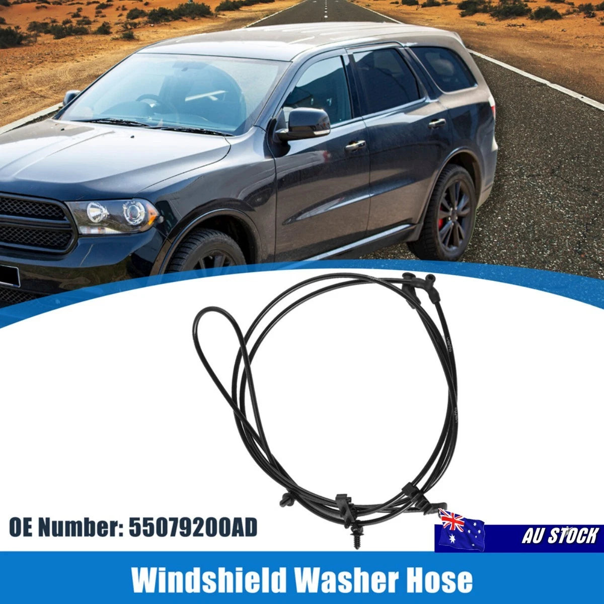 Front Windscreen Washer Hose for Jeep Grand Cherokee Durango (2011–2018) 55079200AD