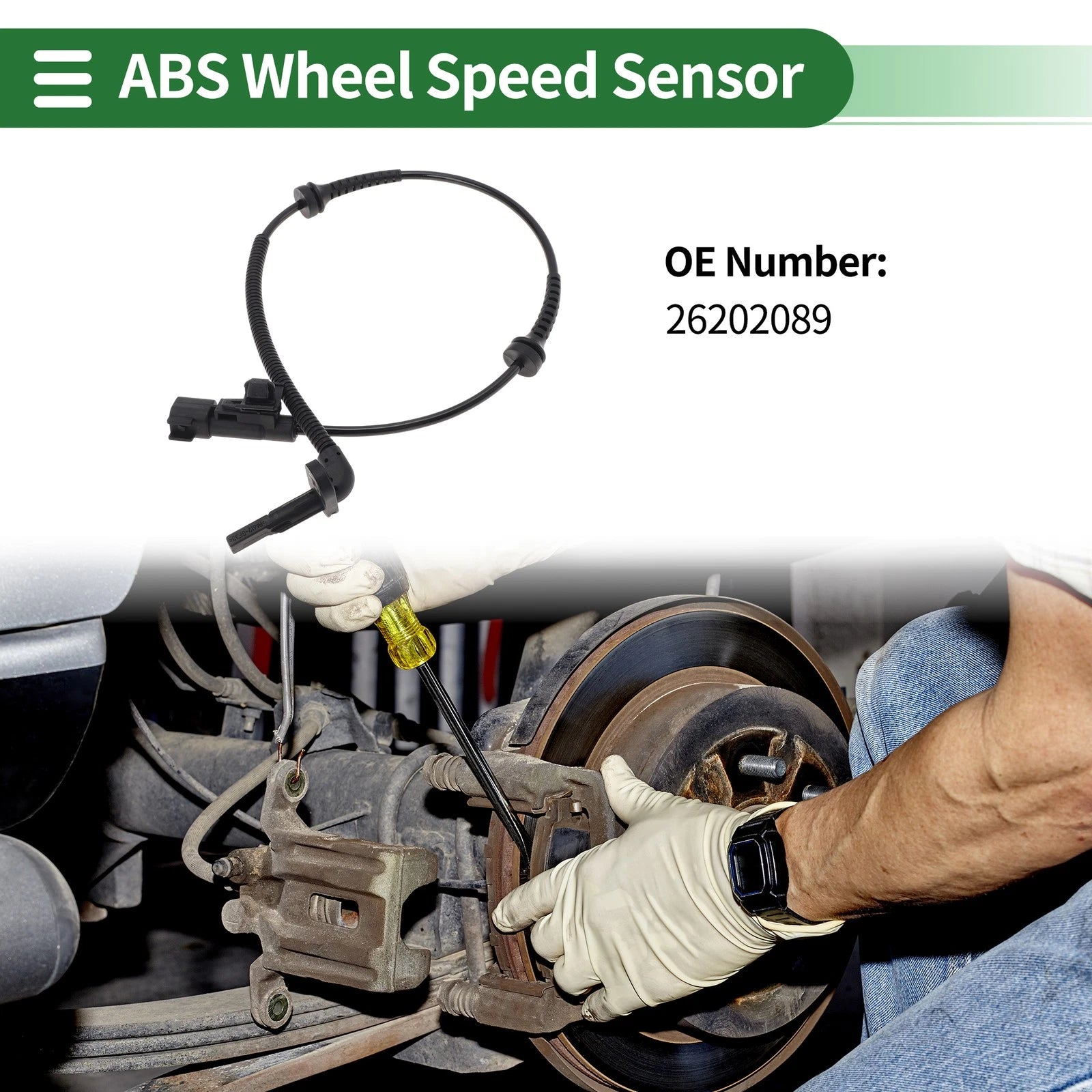 ABS Wheel Speed Sensor No.26202089 for Buick Cavalier (2017–2021) Rear Left