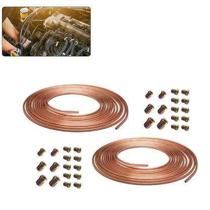 Brake Line Kit for - Flexible Tubing, Pre-attached Fittings