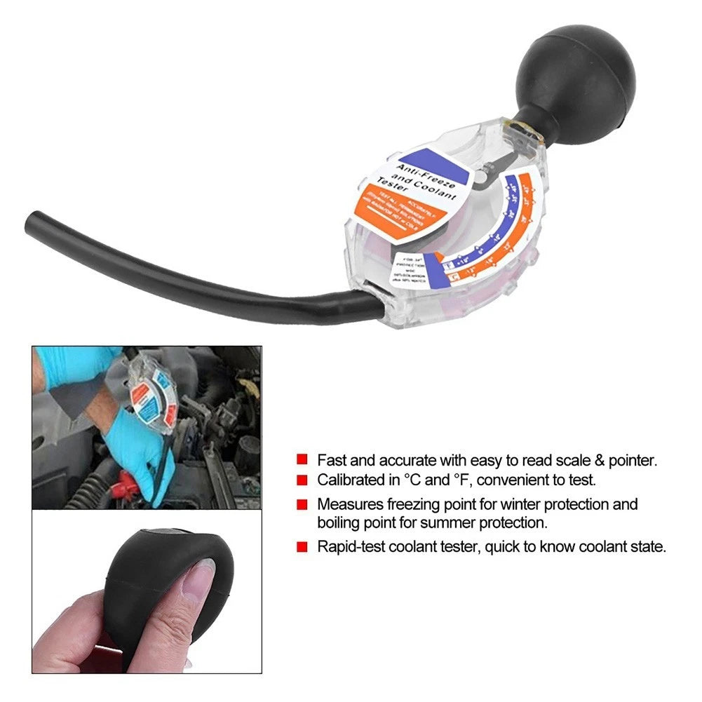 Antifreeze Tester for Winter Maintenance - Battery Hydrometer Pointer Scale