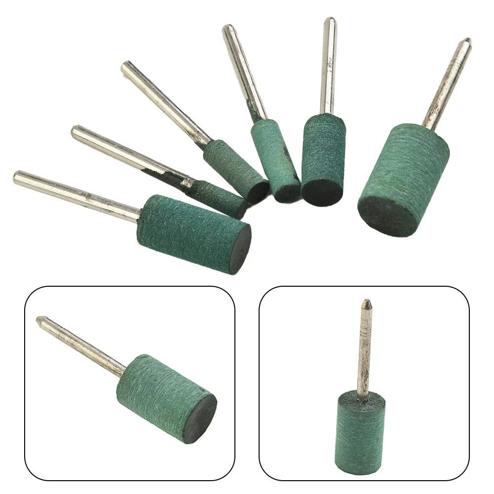 Set of 6 Rubber Cylinder Head Polishing Buffing Grinding Tools Kit