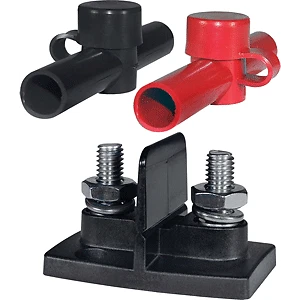 2X Blue Sea Dual PowerPost Cable Connectors for 2016 (5/16")