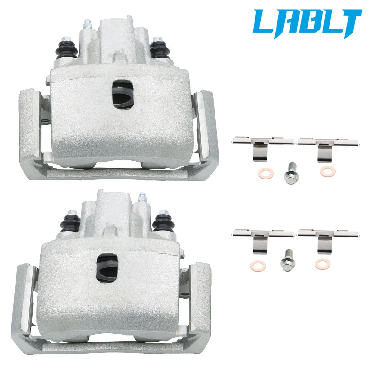 2X Rear Brake Calipers with Bracket for Chrysler Aspen (2007–2009) Dodge Durango (2004–2009)